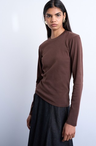TSEVERYDAY cotton long-sleeved tee