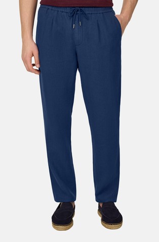 City lanene hlače s elastičnim obrubom oko struka