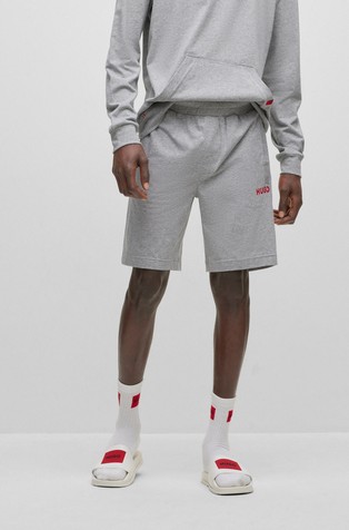 Pamučne jersey kratke hlače s crvenim logotipom