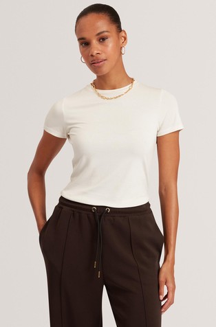 Majica kratkih rukava od rastezljive viskoze