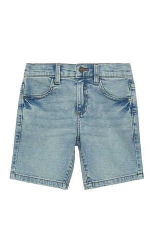 Regular fit denim shorts