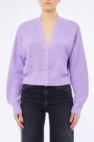Kardigan s ukrašenim gumbima