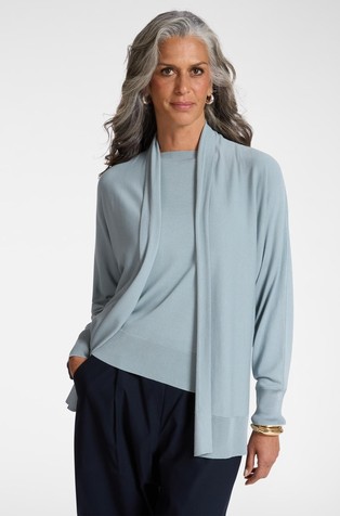 Viscose blend cardigan