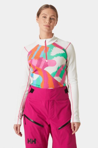 LIFA® Merino Midweight 2-in-1 Graphic Half-zip Base Layer