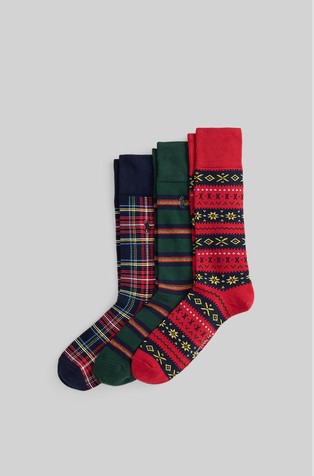 Paket od 3 para Pony čarapa s uzorkom