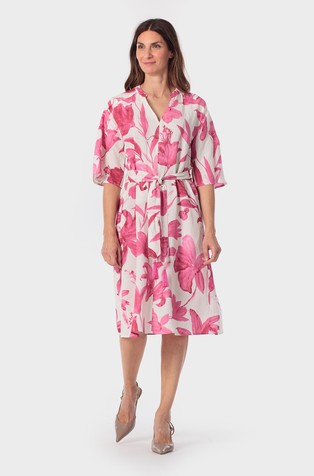 Midi haljina s cvjetnim uzorkom