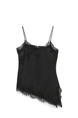 VMJULIA asimetričan top s čipkom