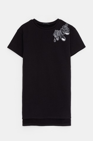 Haljina kratkih rukava s otiskom