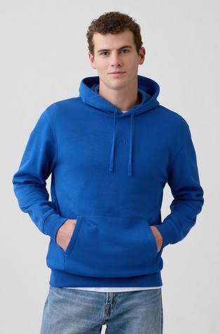 Relaxed Gap Mini-Logo Hoodie