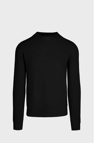 3D Performance pleten pulover s okruglim izrezom