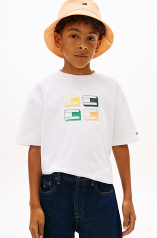 Logo majica kratkih rukava od pamučnog jerseya