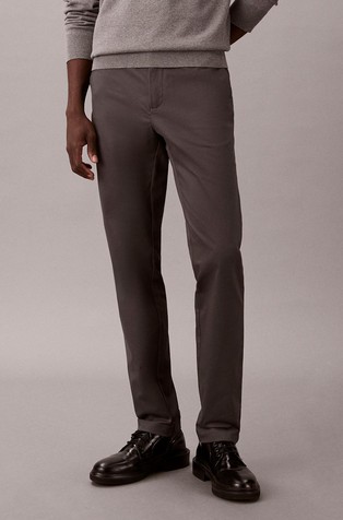 Slim fit pamučne chino hlače