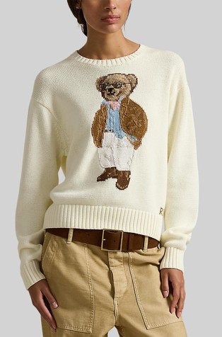 Polo Bear pleten pamučni pulover