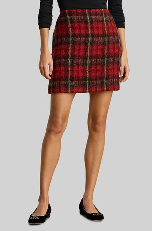 Karirana pencil mini suknja