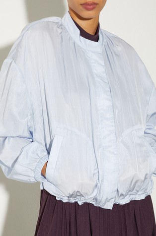 Water-repellent bomber jacket