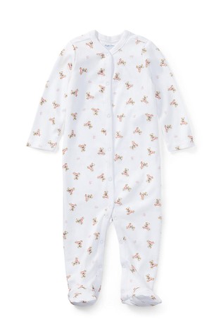 Polo Bear pamučni kombinezon s uzorkom