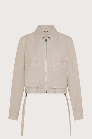 Košulja-jakna od pamuka i lana