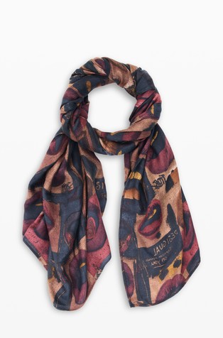 Šal s otiskom usana