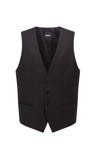 Slim fit prsluk od djevičanske vune