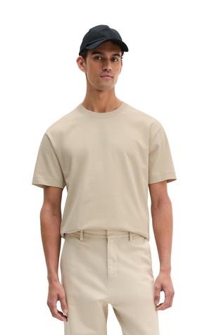 Relaxed T-shirt in organic cotton jersey