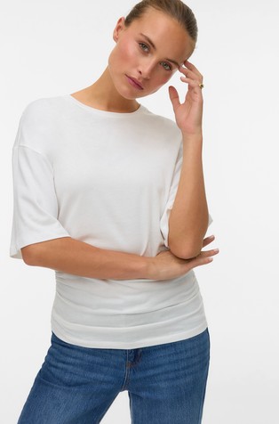 AWNAVARO majica s nabranim detaljima