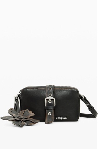 Torbica za nošenje preko ramena s cvjetnom aplikacijom