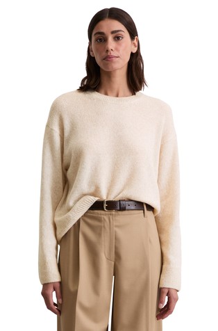 Loose knit sweater in wool-blend