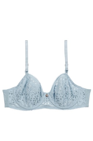 Geo Lace underwired bra