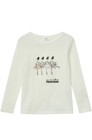 Pamučna majica dugih rukava s otiskom