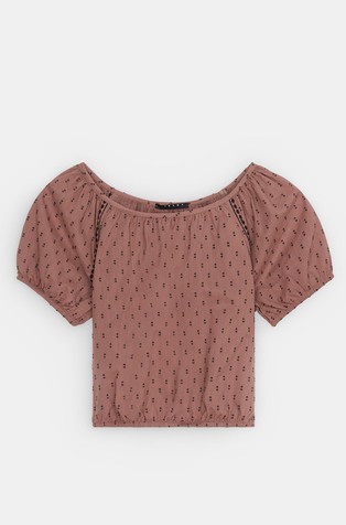 Cropped bluza s vezom