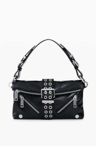 Faux-leather bag