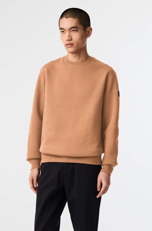 Signature logo pulover od mješavine pamuka