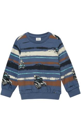 Pulover od mješavine pamuka s uzorkom