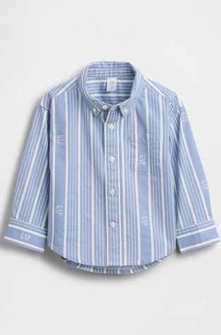 Baby & Toddler Gap Logo Striped Big Shirt