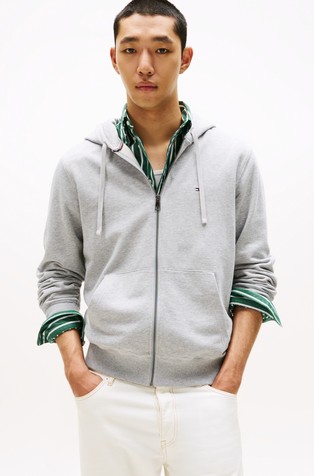 Pamučni pulover s kapuljačom i frotirnom unutrašnjošću