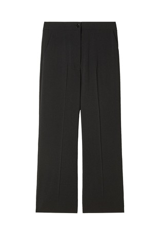 Regular fit hlače od krep tkanine