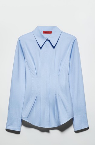 Pamučna košulja s dizajnom korzeta