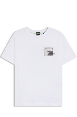 Relaxed-fit T-shirt with front and back print