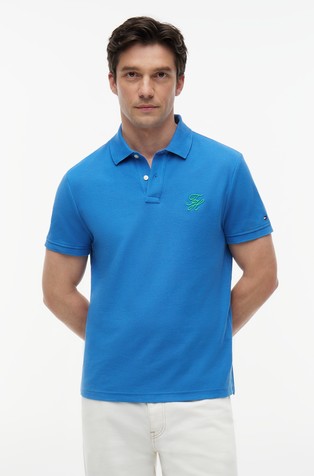 Regular fit logo polo majica kratkih rukava od pikéa