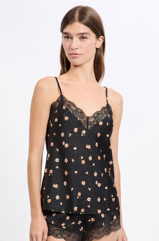 Desire satenski gornji dio pidžame s čipkom