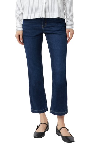 Cropped jeans hlače sa zvonastim nogavicama