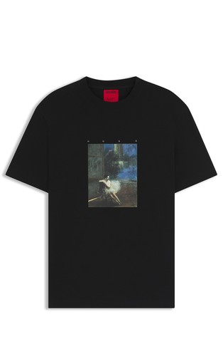 HUGO x apoh majica od pamučnog jerseya s otiskom