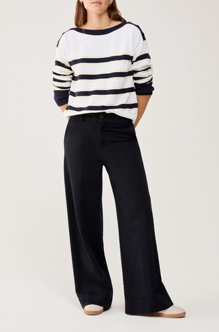 Široke jeans hlače od pamučnog denima