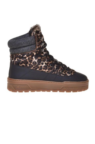 Polacchino Leopard Ankle Boots
