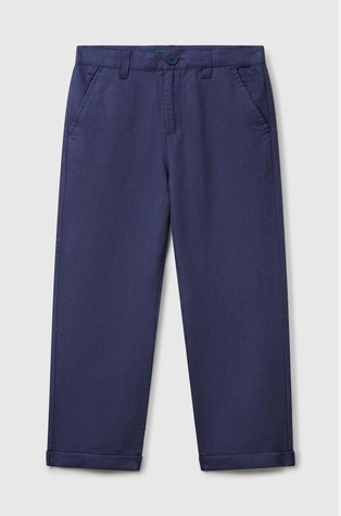 Relaxed fit hlače od mješavine lana