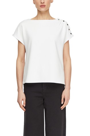 Jersey majica s ukrasnim gumbima