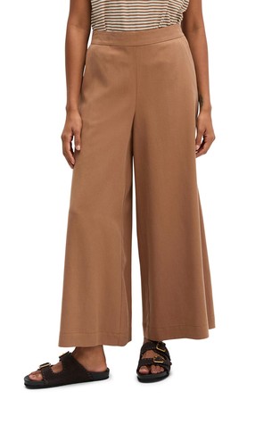 Široke hlače od tencel™ liocela i lana