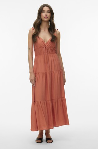 VMATHENA duga haljina s volanima