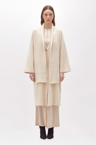 Oversized fit dugi kardigan sa šalom