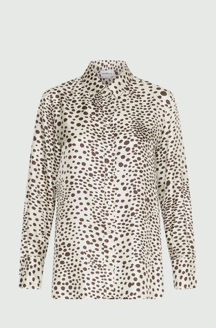 Svilena košulja s uzorkom